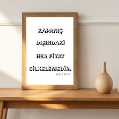 Trading Motto 1 - Dekoratif Poster (ÇERÇEVESİZ)