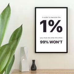 Becoming %1 Motivasyon Posteri (ÇERÇEVESİZ)