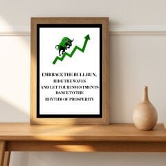 Bull Run Motivasyon Posteri (ÇERÇEVESİZ)