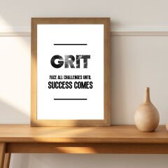 Grit Motivasyon Posteri (ÇERÇEVESİZ)