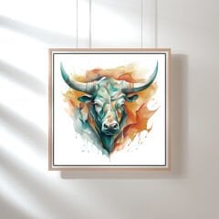 Water Bull Poster (ÇERÇEVESİZ)