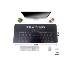 Mum Formasyonları Temalı Kauçuk Mouse Pad